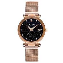 Load image into Gallery viewer, New Top Band Women&#39;s Wristwatch Noble Quartz Watch  Magnetic Strap Starry Round Dial Wrist Watches For Business Traveling