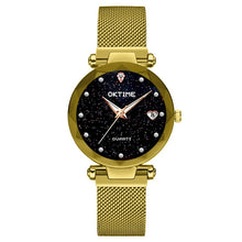 Load image into Gallery viewer, New Top Band Women&#39;s Wristwatch Noble Quartz Watch  Magnetic Strap Starry Round Dial Wrist Watches For Business Traveling