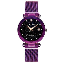 Load image into Gallery viewer, New Top Band Women&#39;s Wristwatch Noble Quartz Watch  Magnetic Strap Starry Round Dial Wrist Watches For Business Traveling