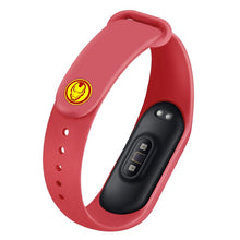 Load image into Gallery viewer, For Mi Band 4 Strap Metal buckle avengers Pattern button miband 3 bracelet Mi band4 limited edition wrist strap accessory
