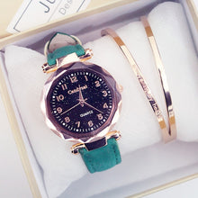 Load image into Gallery viewer, Fashion Women Watches Hot Sale Cheap Starry Sky Ladies Bracelet Watch Casual Leather Quartz Wristwatches Clock Relogio Feminino