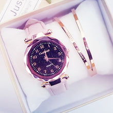 Load image into Gallery viewer, Fashion Women Watches Hot Sale Cheap Starry Sky Ladies Bracelet Watch Casual Leather Quartz Wristwatches Clock Relogio Feminino